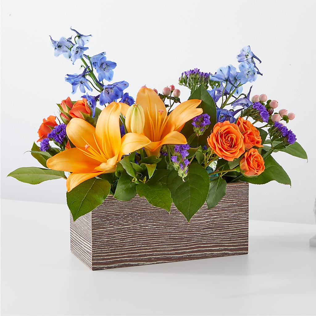 Radiant Citrus Box Bouquet – Family Fare Supermarkets #3785, Omaha NE