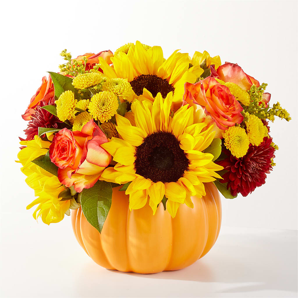 Golden Gourd Pumpkin Bouquet – Family Fare Supermarkets #3785, Omaha NE