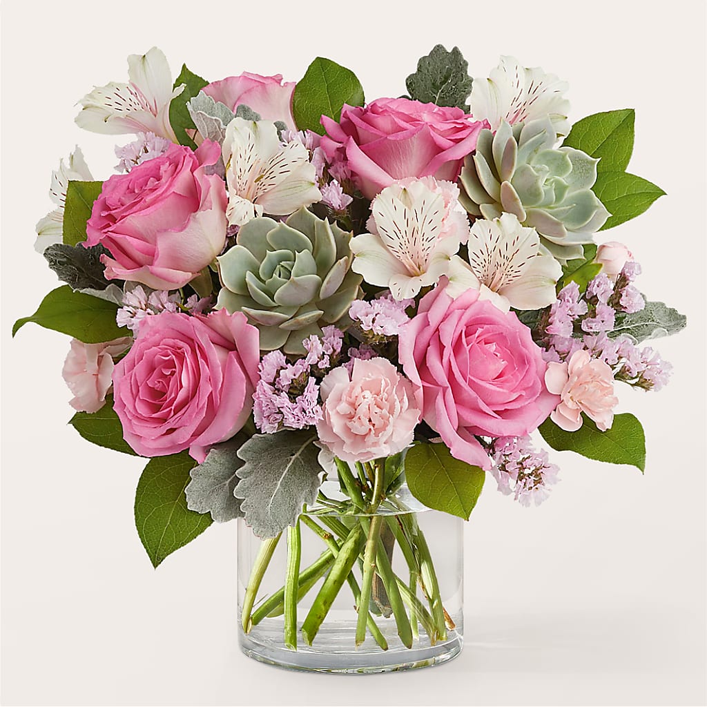 Dusty Rose Bouquet – Family Fare Supermarkets #3785, Omaha NE