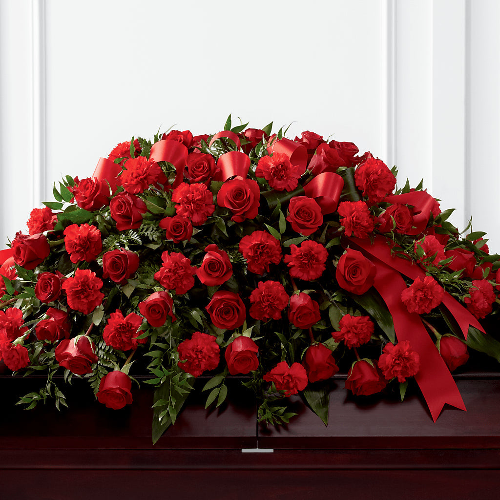 Tribute of Life Casket Spray – Family Fare Supermarkets #3785, Omaha NE