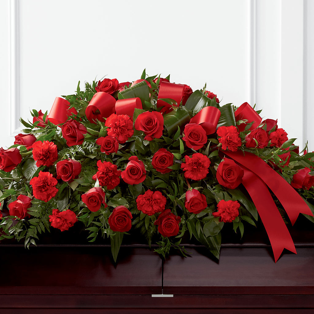 Tribute of Life Casket Spray – Family Fare Supermarkets #3785, Omaha NE