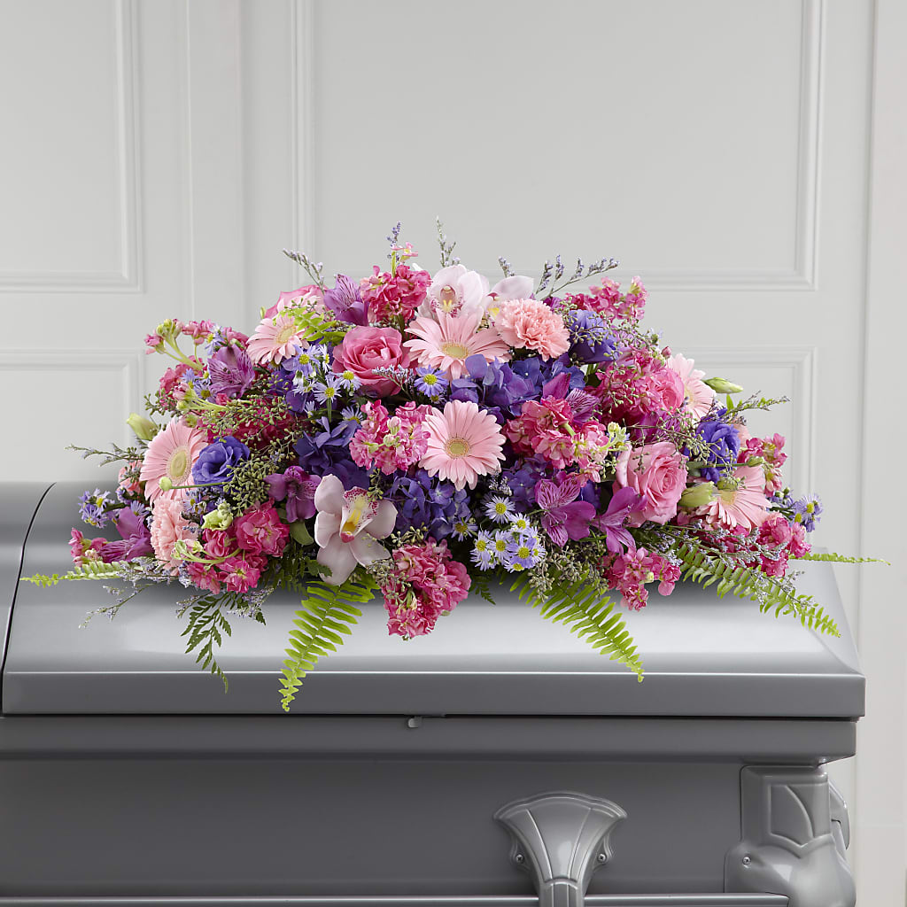 Glorious Garden Casket Spray – Family Fare Supermarkets #3785, Omaha NE