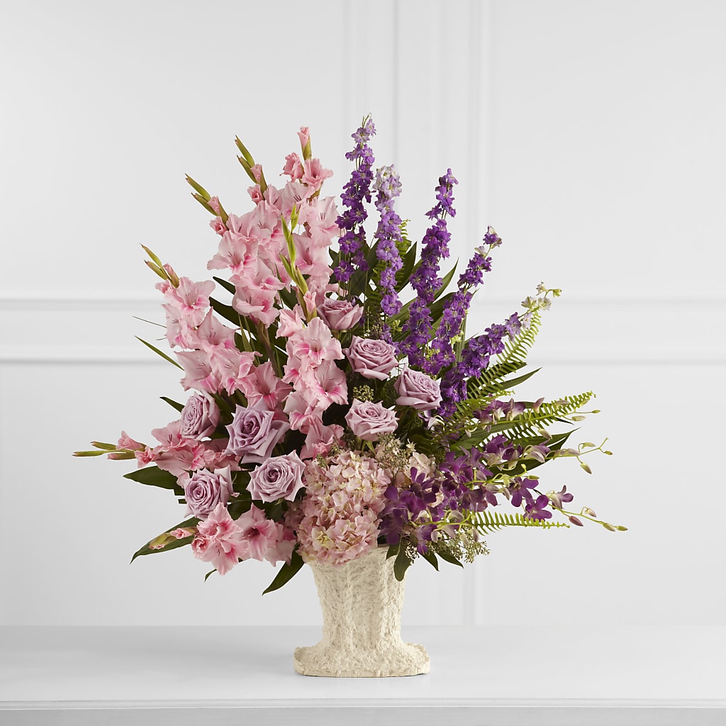 Flowing Garden Arrangement – Family Fare Supermarkets #3785, Omaha NE