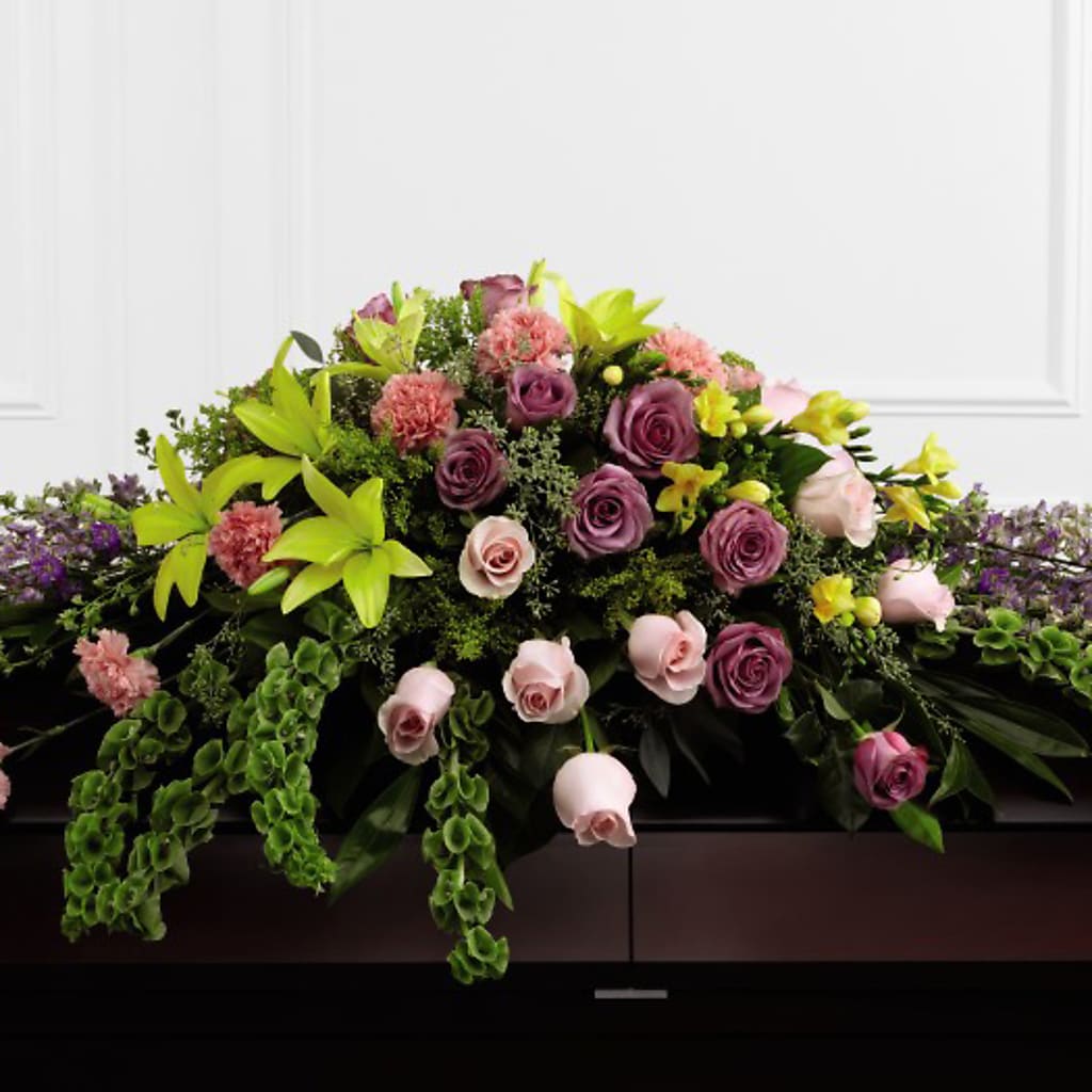 Forever Beloved Casket Spray – Family Fare Supermarkets #3785, Omaha NE
