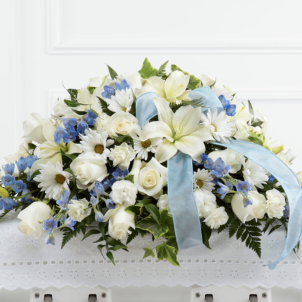 Tender Treasure Casket Spray – Family Fare Supermarkets #3785, Omaha NE