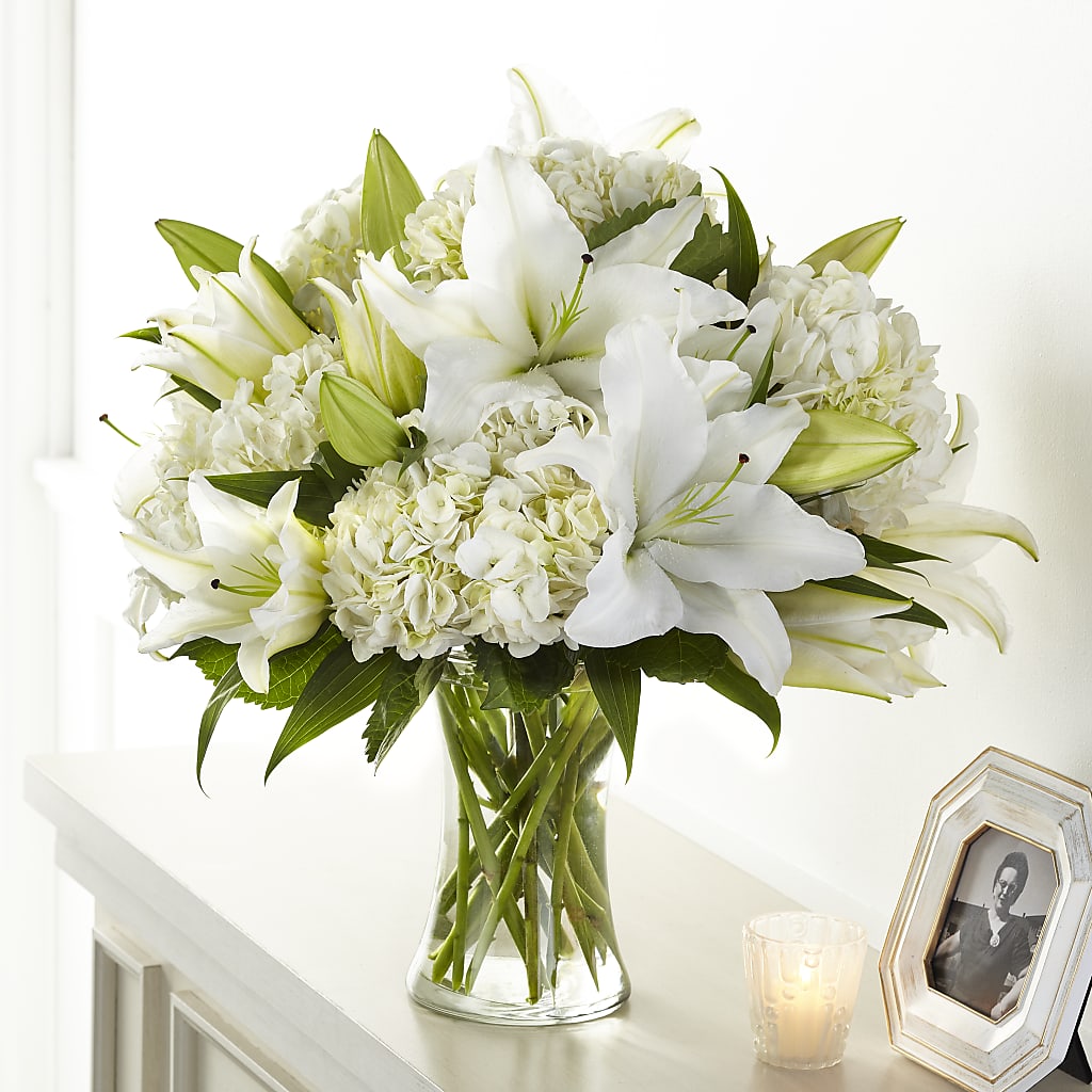 Compassionate Lily Bouquet – Family Fare Supermarkets #3785, Omaha NE