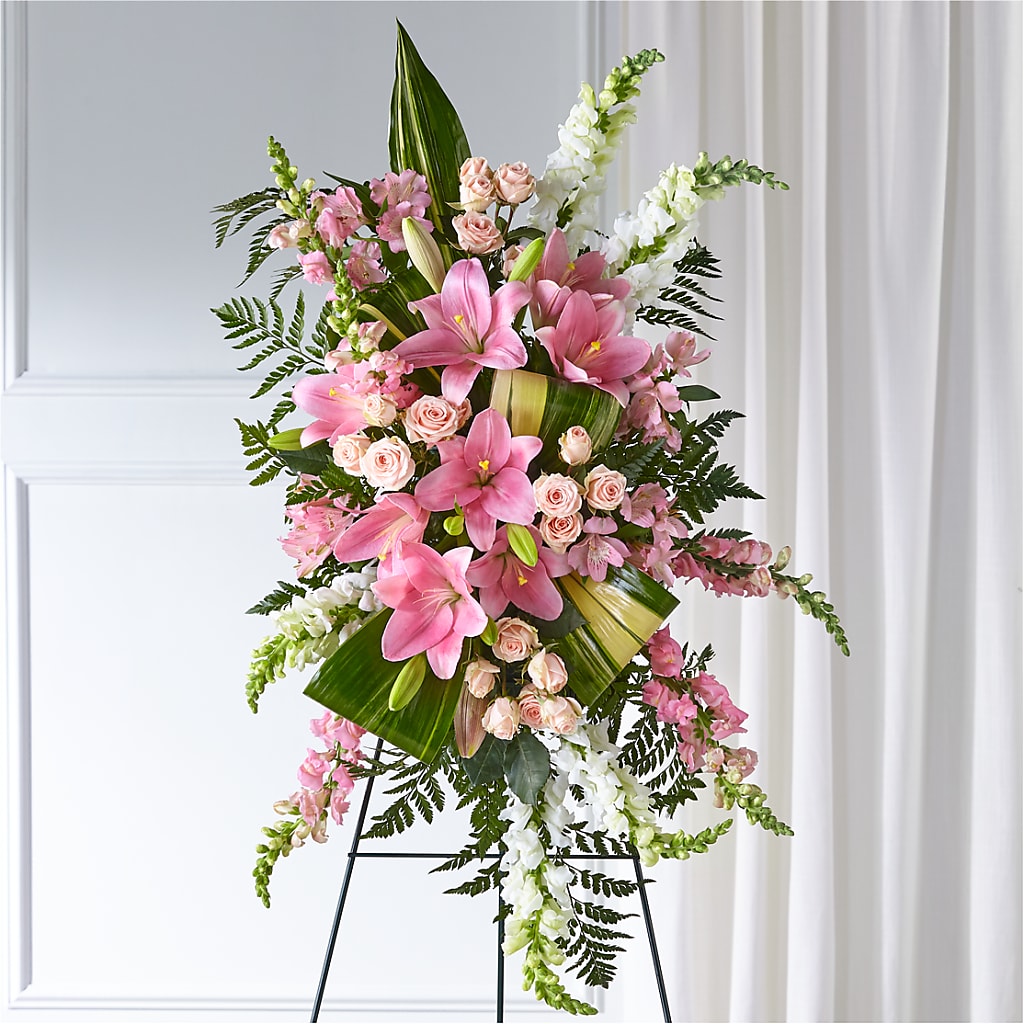 Elegant Embrace Standing Spray – Family Fare Supermarkets #3785, Omaha NE