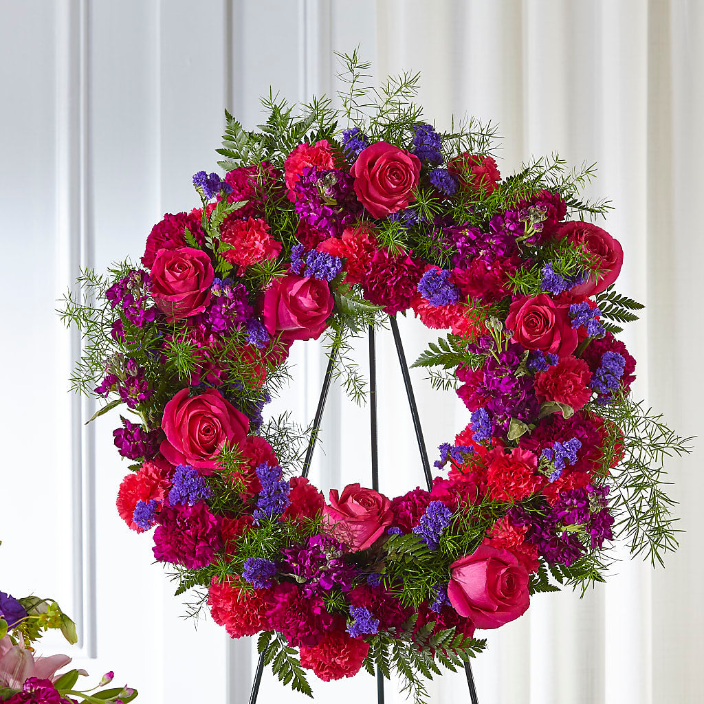 Calming Colors Wreath – Family Fare Supermarkets #3785, Omaha NE