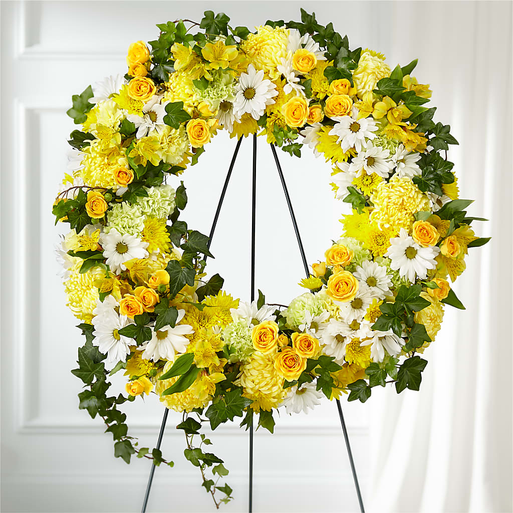 Golden Remembrance Wreath – Family Fare Supermarkets #3785, Omaha NE