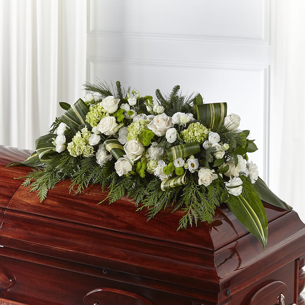 Hopeful Gesture Casket Spray – Family Fare Supermarkets #3785, Omaha NE