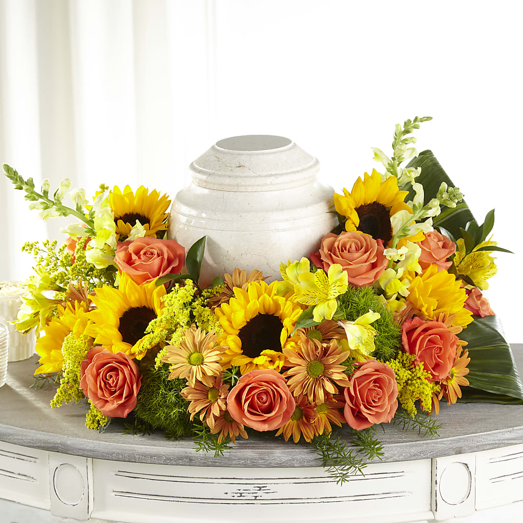 Faithful Sunflower Cremation Adornment – Family Fare Supermarkets #3785, Omaha NE