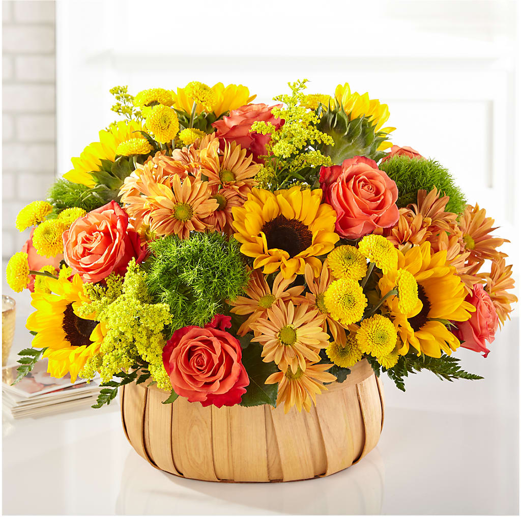 Harvest Sunflower Basket – Family Fare Supermarkets #3785, Omaha NE