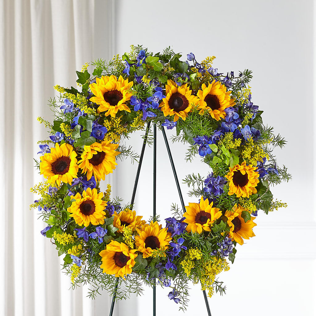 Bright Rays Wreath – Family Fare Supermarkets #3785, Omaha NE