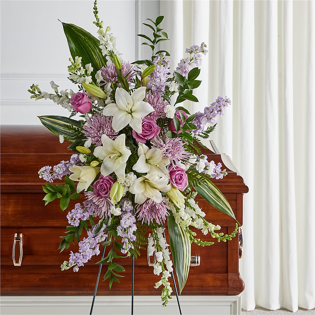 Grateful Hearts Standing Spray – Family Fare Supermarkets #3785, Omaha NE