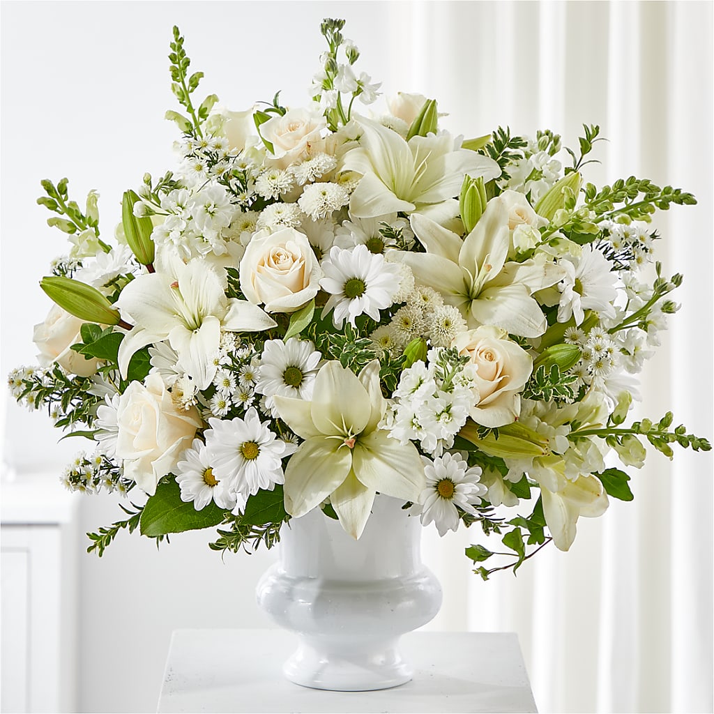 Uplifting Urn Arrangement – Family Fare Supermarkets #3785, Omaha NE