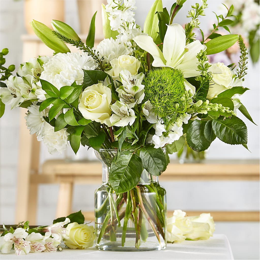 Classic Ivory – A Florist Original – Family Fare Supermarkets #3785, Omaha NE