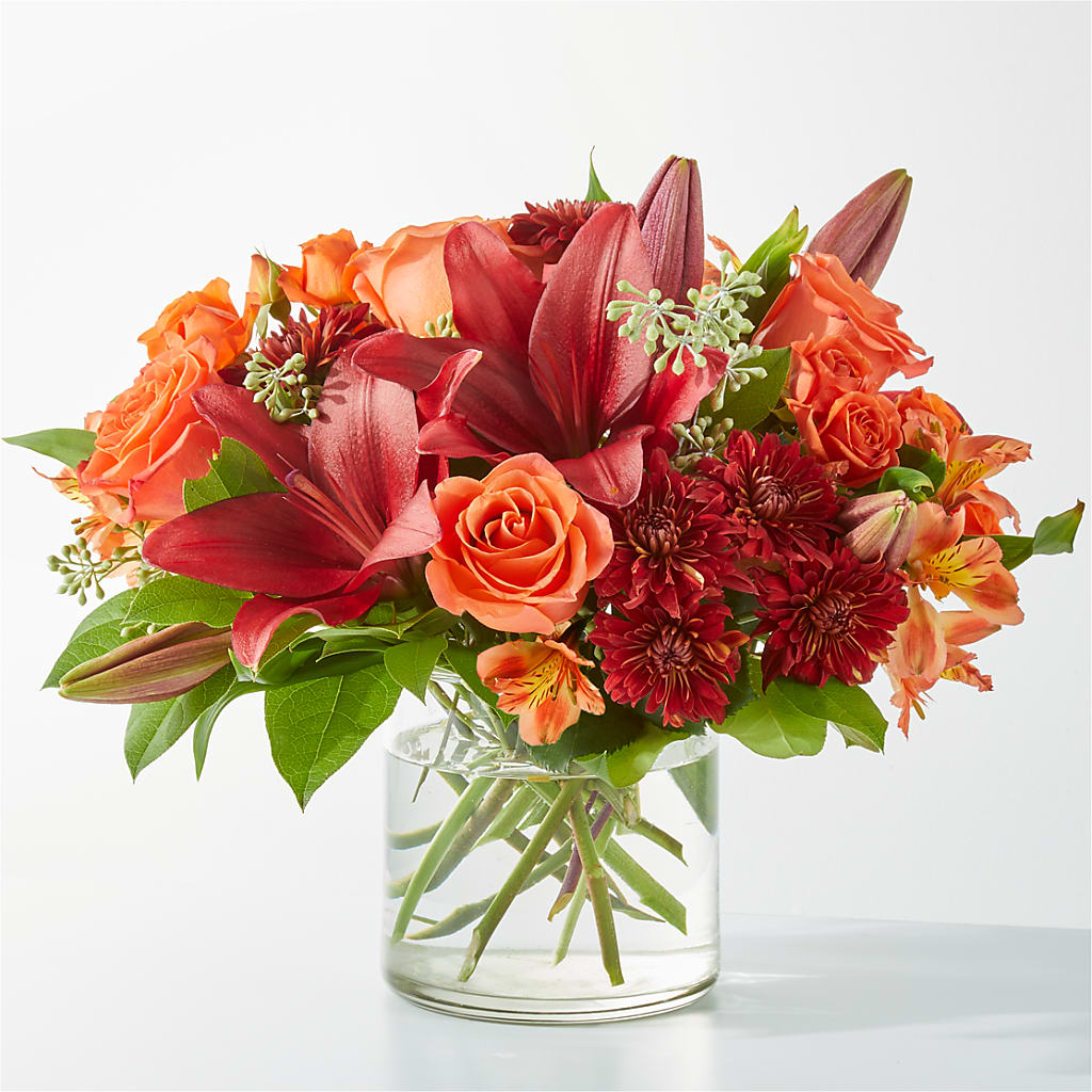 Crimson Leaves Bouquet – Family Fare Supermarkets #3785, Omaha NE