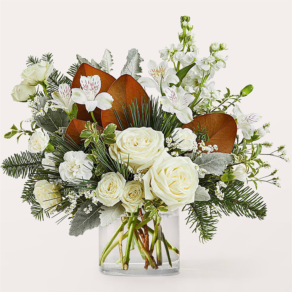 Fresh Snowfall Bouquet – Family Fare Supermarkets #3785, Omaha NE