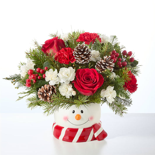 Jolly Snowman Bouquet –  Family Fare Supermarkets #3785, Omaha NE