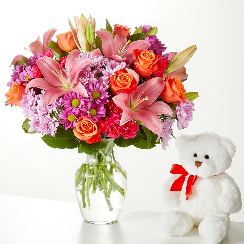 One and Only Bouquet and Bear Bundle –  Family Fare Supermarkets #3785, Omaha NE
