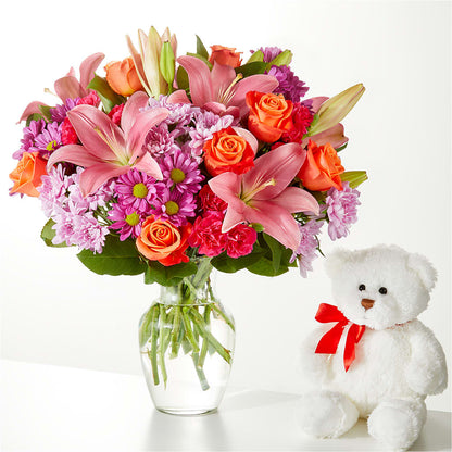 One and Only Bouquet and Bear Bundle –  Family Fare Supermarkets #3785, Omaha NE