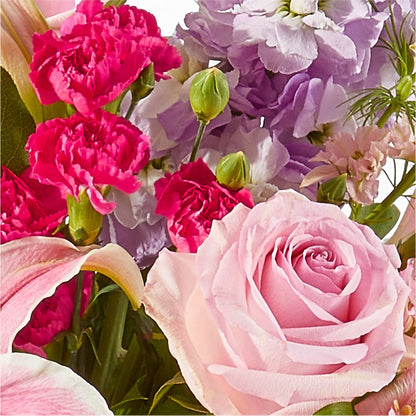 Mauvelous Bouquet –  Family Fare Supermarkets #3785, Omaha NE