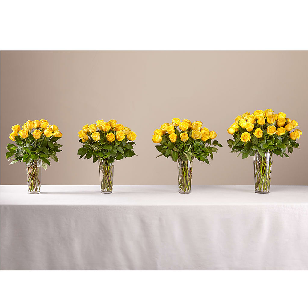 Long Stem Yellow Rose Bouquet –  Family Fare Supermarkets #3785, Omaha NE