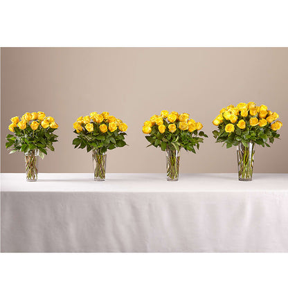 Long Stem Yellow Rose Bouquet –  Family Fare Supermarkets #3785, Omaha NE