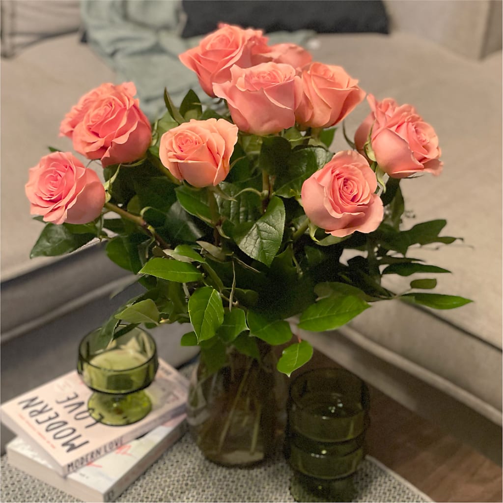 Long Stem Pink Rose Bouquet –  Family Fare Supermarkets #3785, Omaha NE