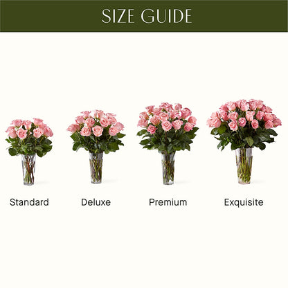Long Stem Pink Rose Bouquet –  Family Fare Supermarkets #3785, Omaha NE