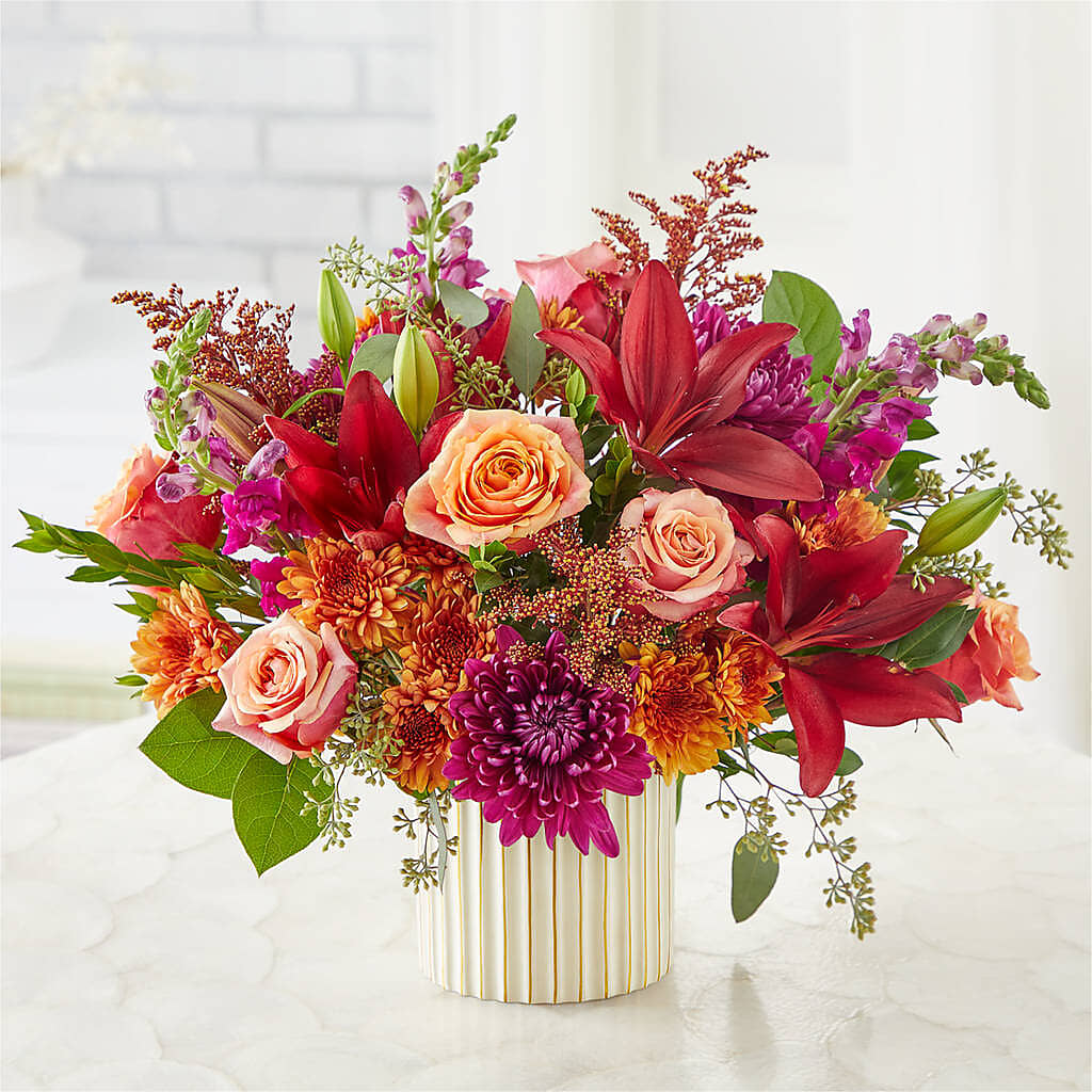 Burgundy Landscape Bouquet –  Family Fare Supermarkets #3785, Omaha NE