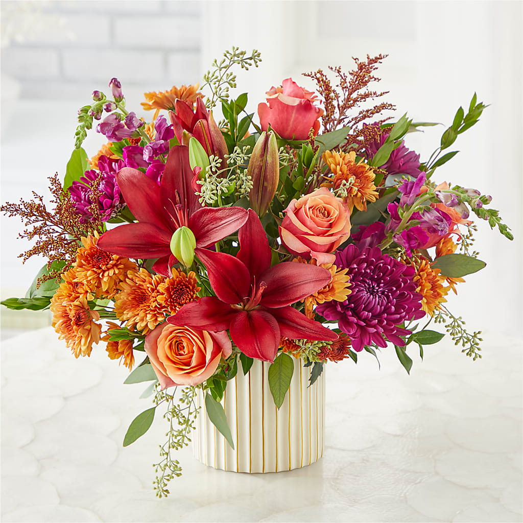 Burgundy Landscape Bouquet –  Family Fare Supermarkets #3785, Omaha NE
