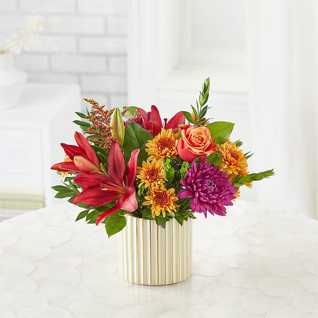 Burgundy Landscape Bouquet –  Family Fare Supermarkets #3785, Omaha NE