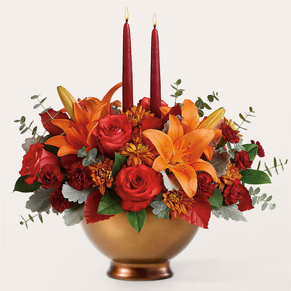 Fruits of Fall Centerpiece –  Family Fare Supermarkets #3785, Omaha NE