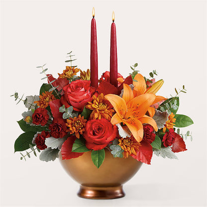 Fruits of Fall Centerpiece –  Family Fare Supermarkets #3785, Omaha NE