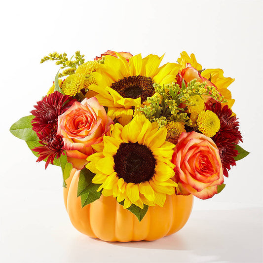 Golden Gourd Pumpkin Bouquet –  Family Fare Supermarkets #3785, Omaha NE