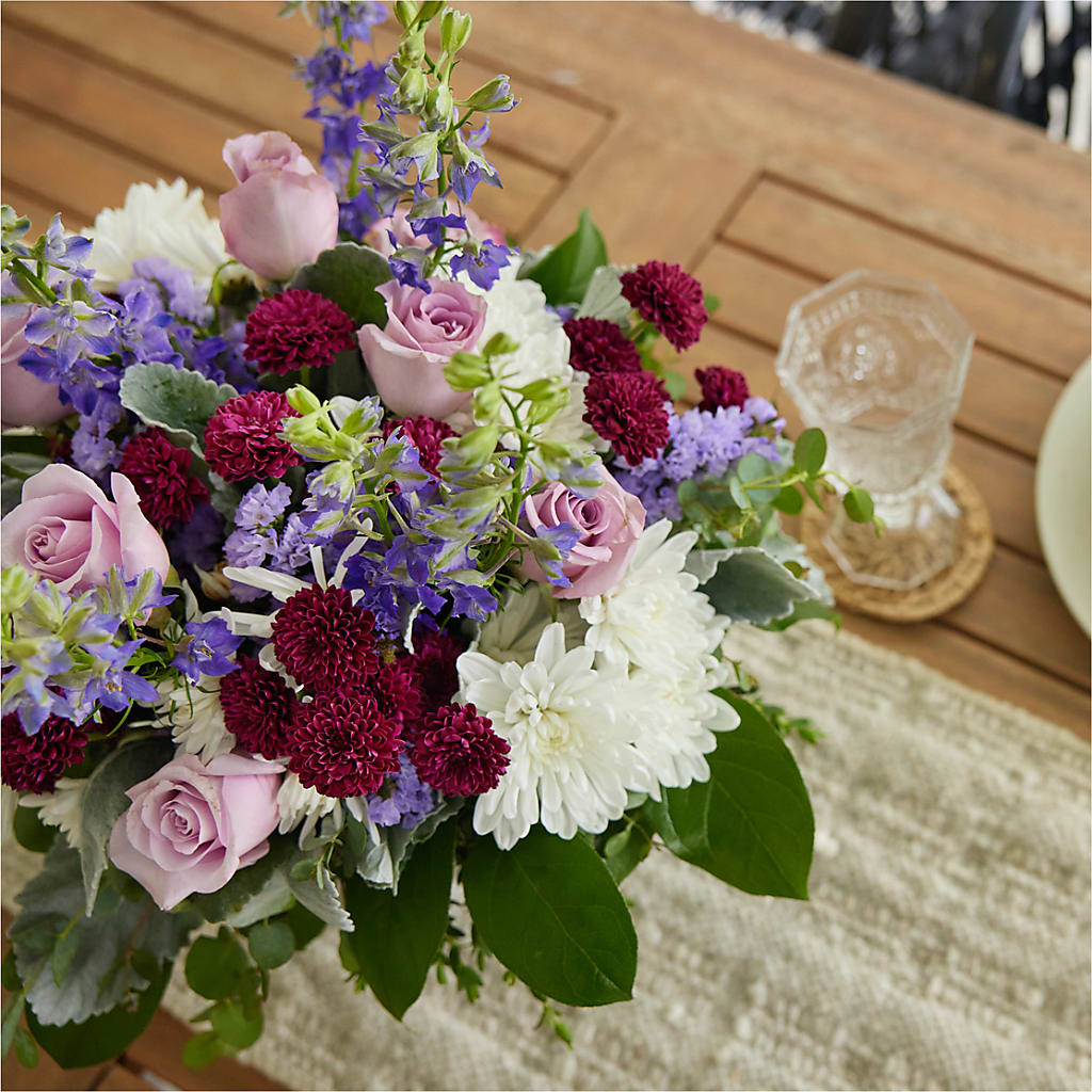 Violet Frost Bouquet –  Family Fare Supermarkets #3785, Omaha NE
