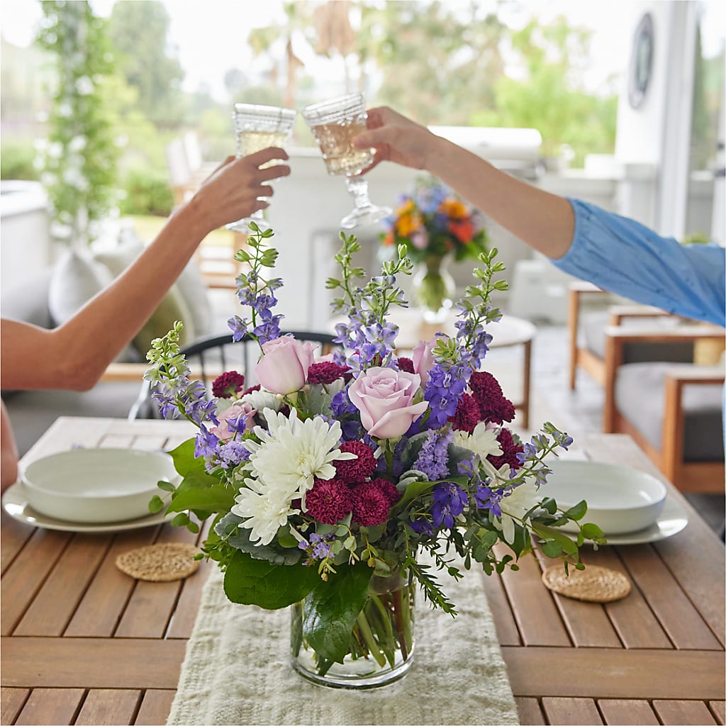 Violet Frost Bouquet –  Family Fare Supermarkets #3785, Omaha NE
