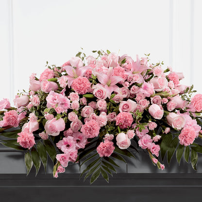 Garden of Comfort Casket Spray (Standard) –  Family Fare Supermarkets #3785, Omaha NE