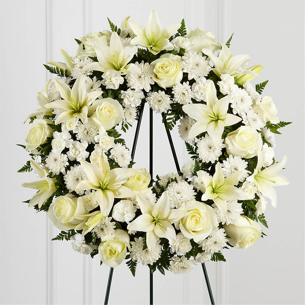 Treasured Tribute Wreath –  Family Fare Supermarkets #3785, Omaha NE