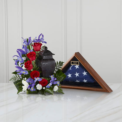 Patriotic Tribute Arrangement –  Family Fare Supermarkets #3785, Omaha NE
