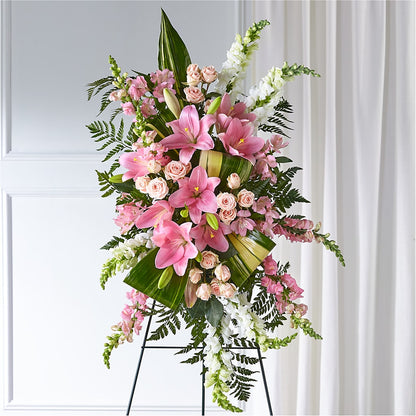Elegant Embrace Standing Spray –  Family Fare Supermarkets #3785, Omaha NE