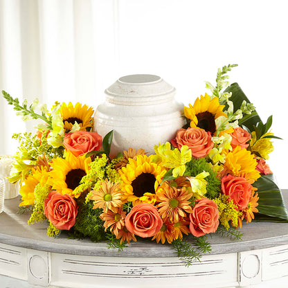Faithful Sunflower Cremation Adornment –  Family Fare Supermarkets #3785, Omaha NE