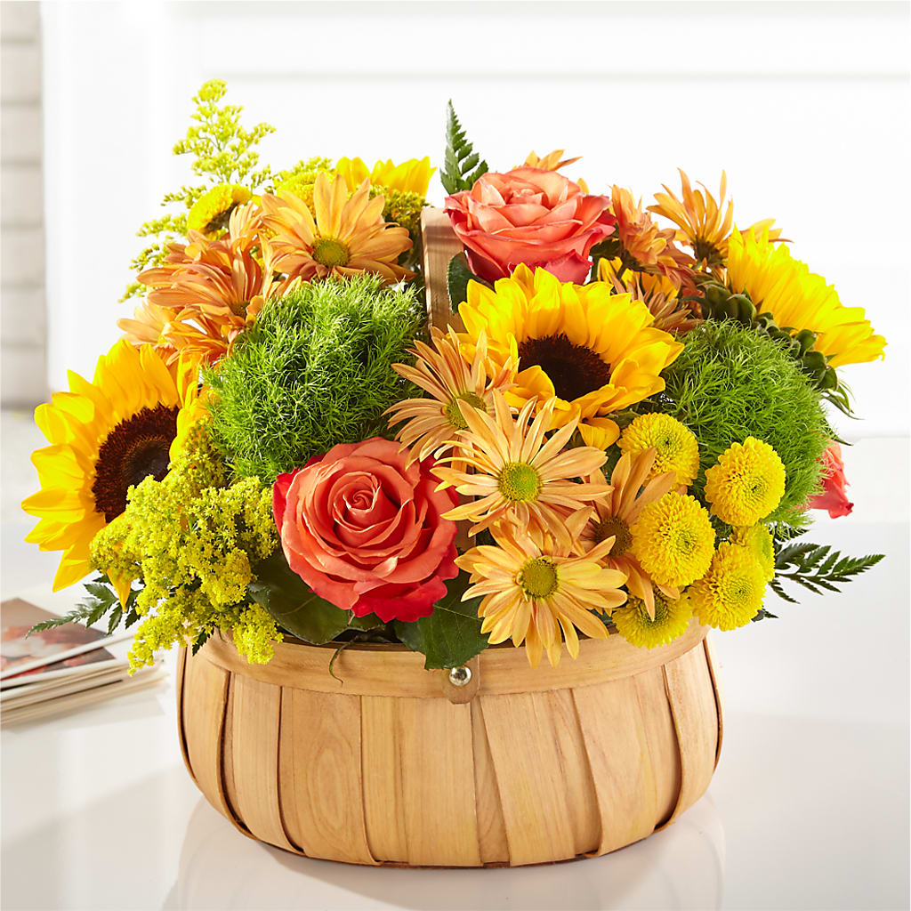 Harvest Sunflower Basket –  Family Fare Supermarkets #3785, Omaha NE