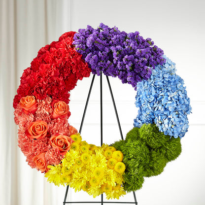 Circle of Love Wreath –  Family Fare Supermarkets #3785, Omaha NE