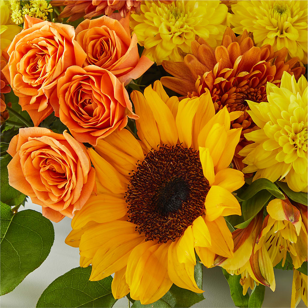 Autumn Harmony Centerpiece –  Family Fare Supermarkets #3785, Omaha NE