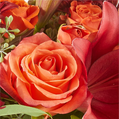 Crimson Leaves Bouquet –  Family Fare Supermarkets #3785, Omaha NE