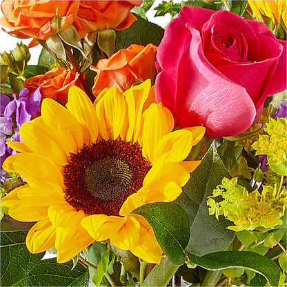 Vibrant Greetings Bouquet –  Family Fare Supermarkets #3785, Omaha NE