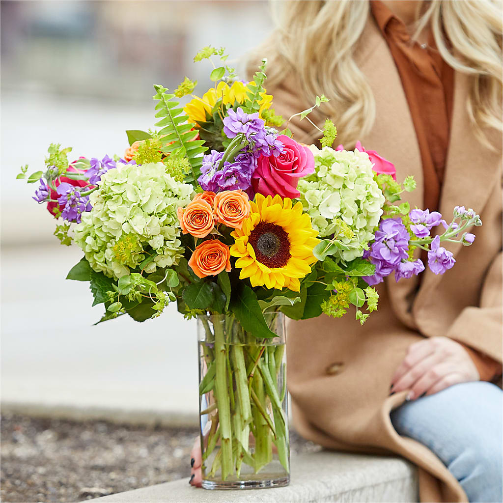 Vibrant Greetings Bouquet –  Family Fare Supermarkets #3785, Omaha NE