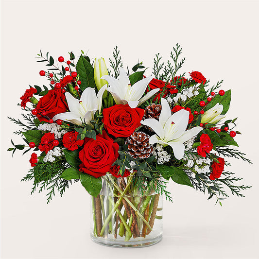 Best in Snow Bouquet –  Family Fare Supermarkets #3785, Omaha NE